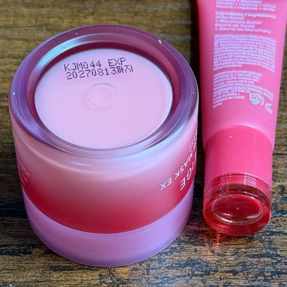 Laneige Berry Lip Sleeping Mask 20g + Lip Glowy Balm + Water Bank Mini NEW w/box